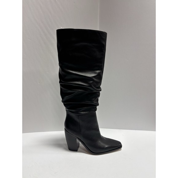 Vince Camuto Womens Aprine 2, Black Slouch Boots, Size 7M, Wide Calf - Picture 1 of 1